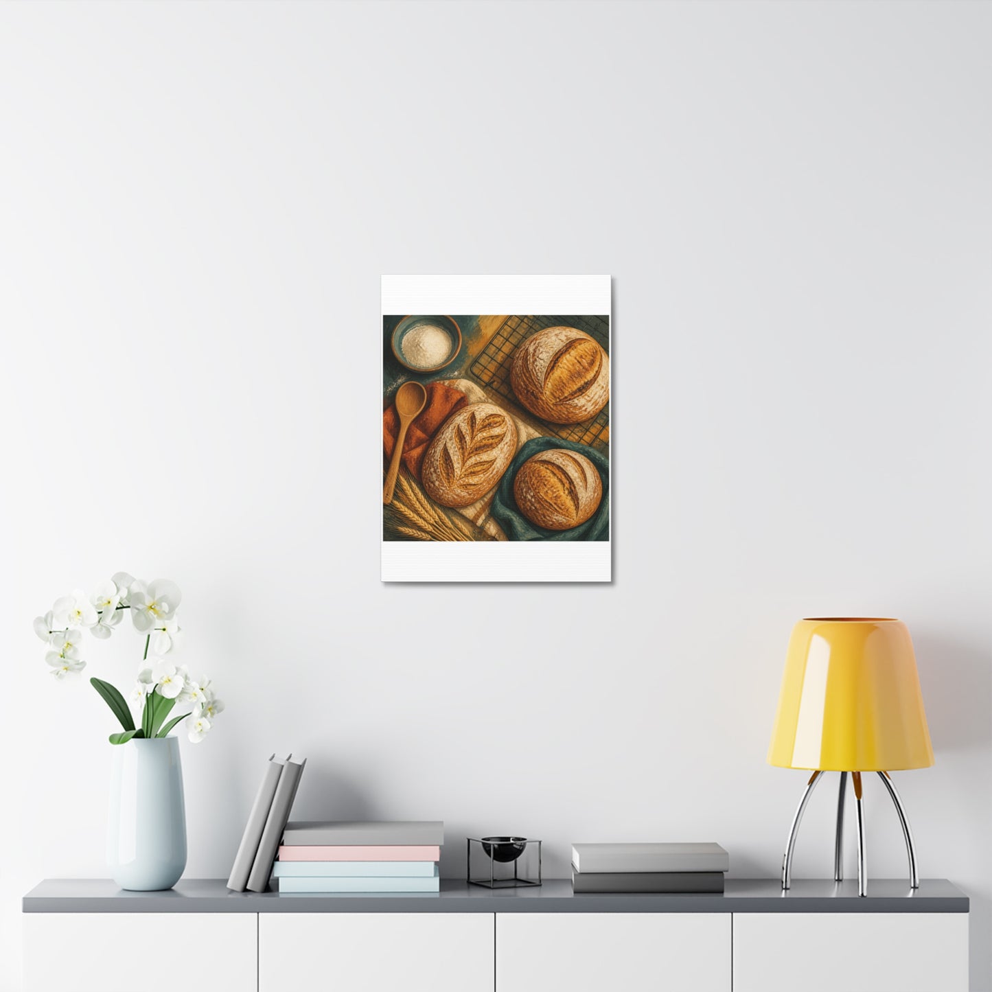 Artisan Bread Baking Still Life Canvas Art