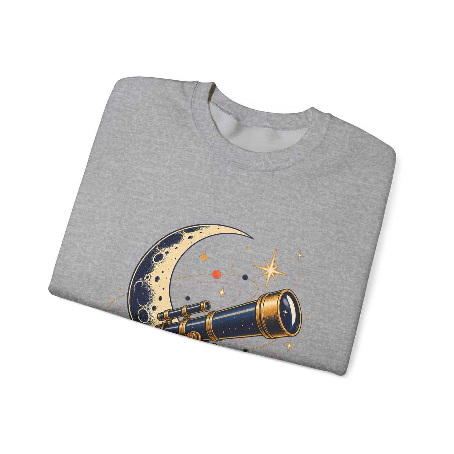 Vintage Telescope Celestial Astronomy Sweatshirt