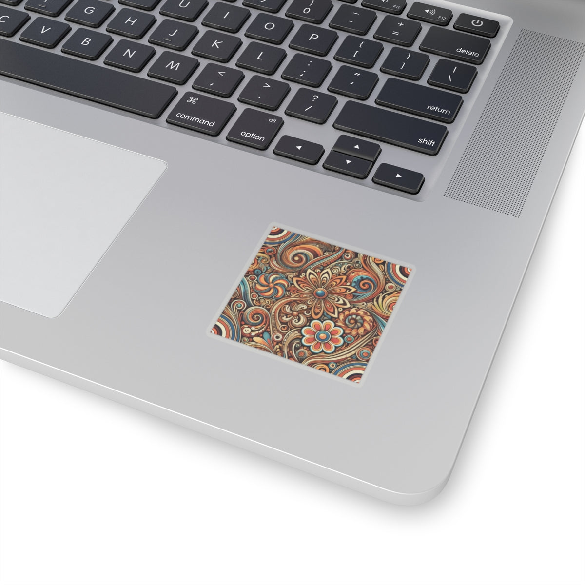 Ornate Abstract Floral Paisley Pattern Sticker