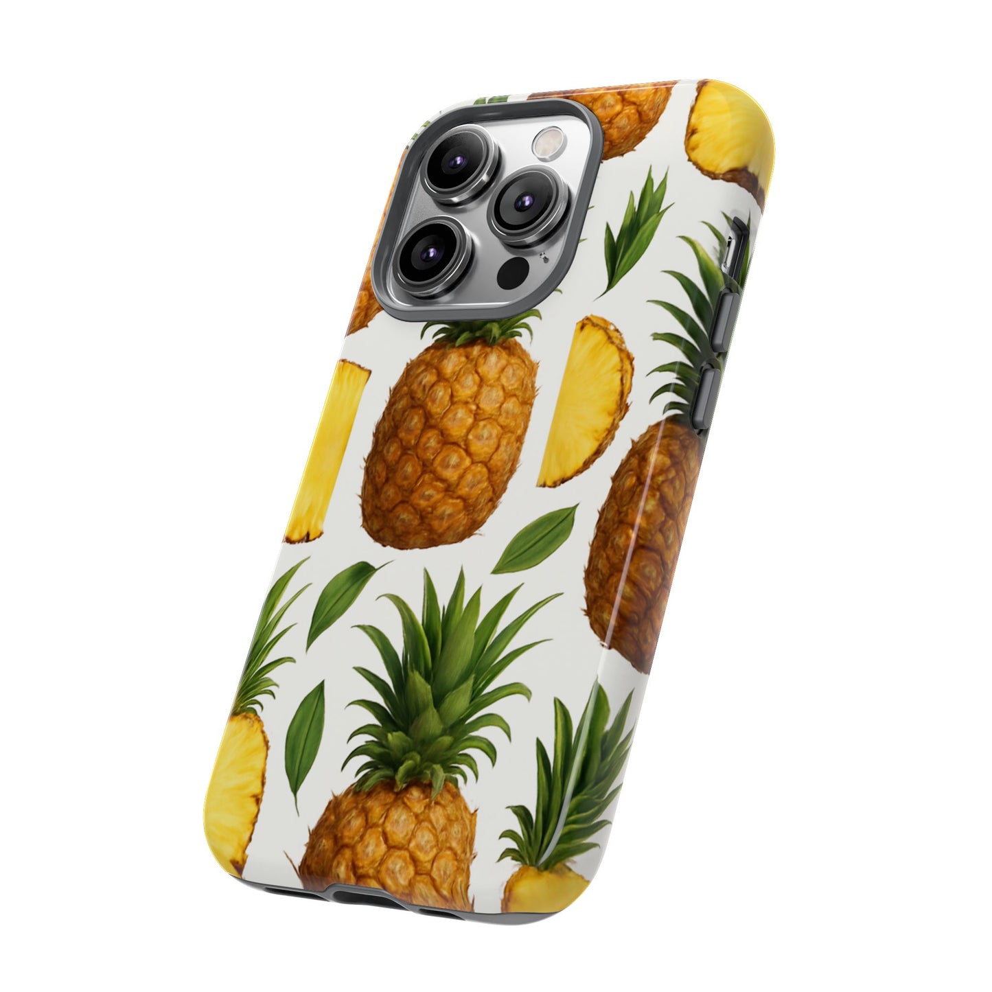 Pineapple Phone Case - Tough Cases, Tropical Phone Cover, Summer Vibe Accessories, Cute Pineapple Design, Fun Gift for Fruit Lovers