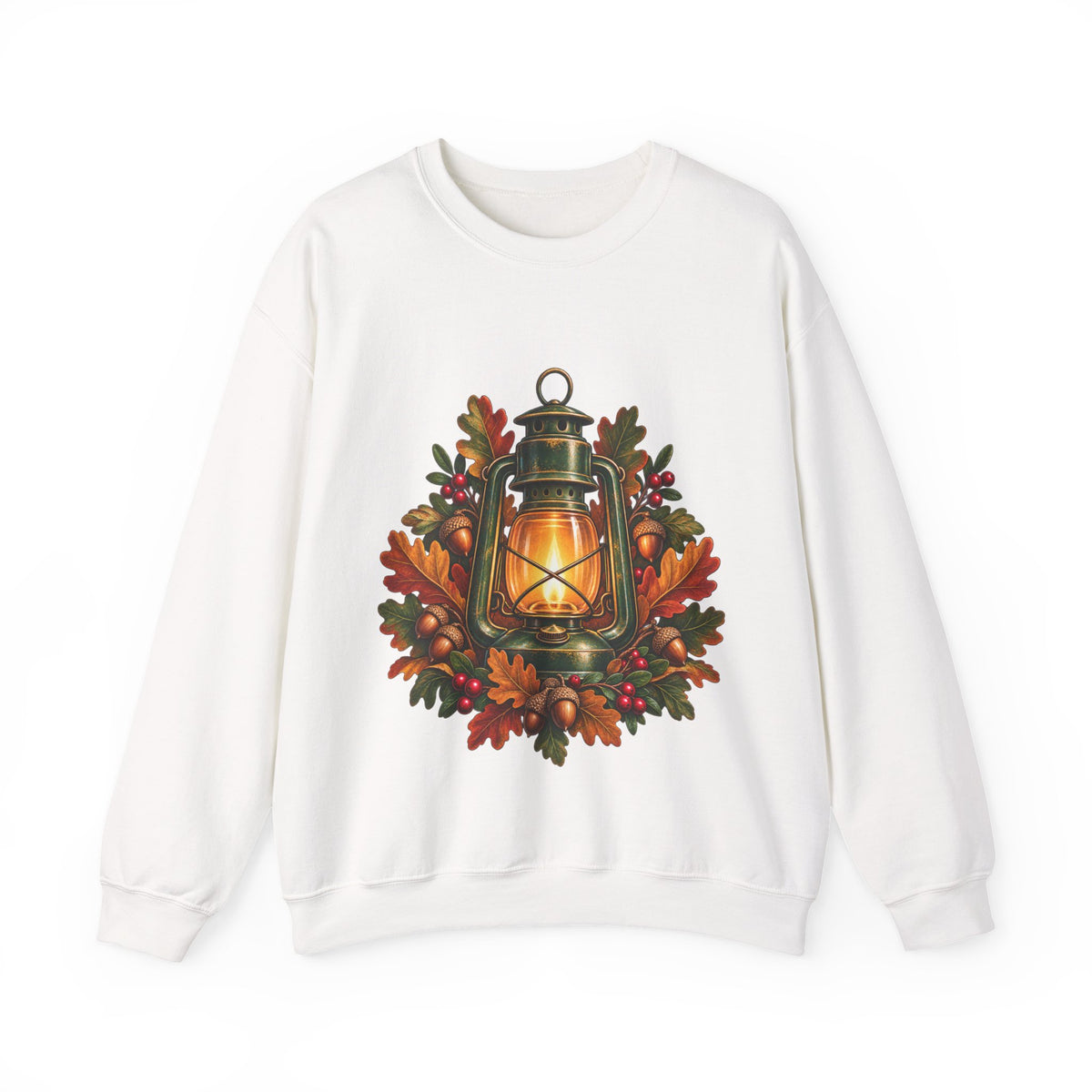 Autumn Oak Lantern and Acorns Sweatshirt