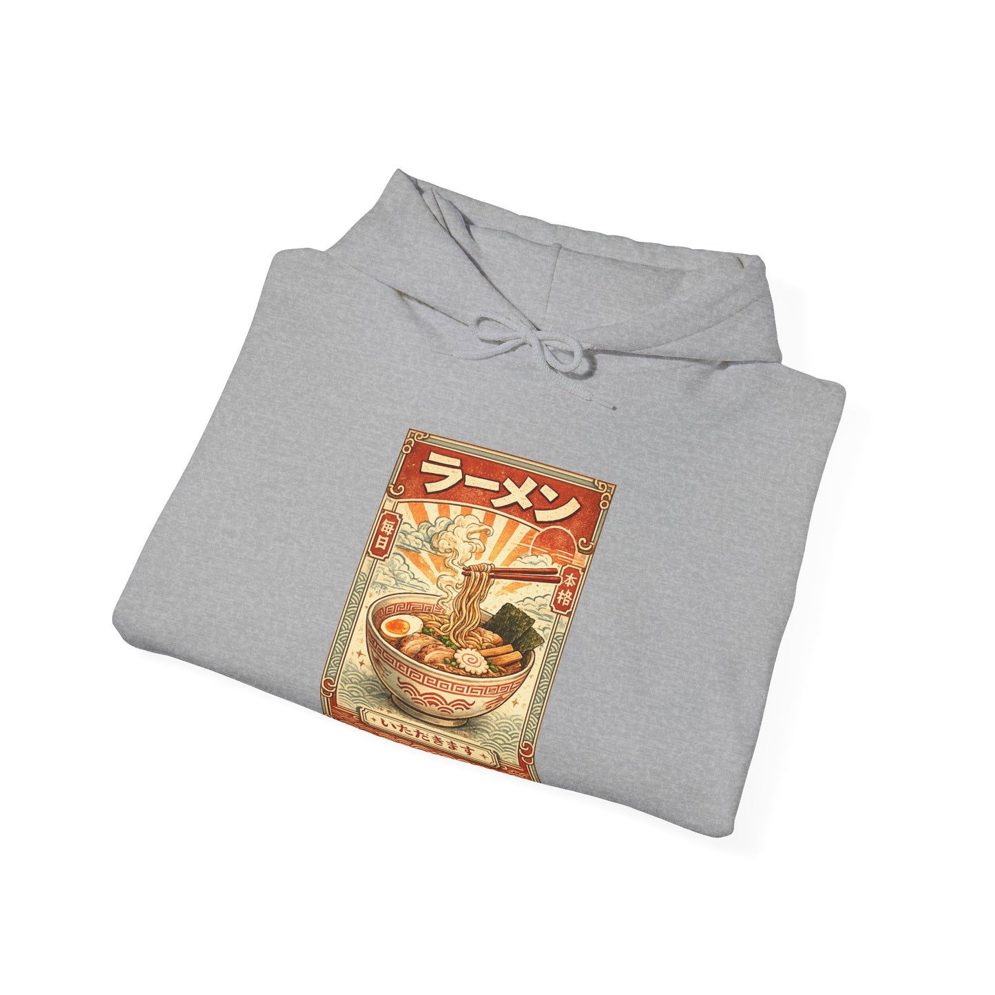 Vintage Ramen Bowl Illustration Hoodie