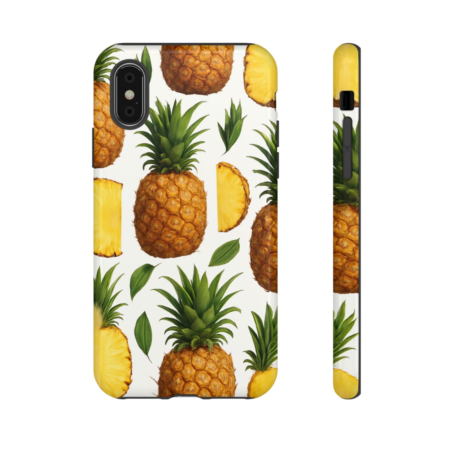 Pineapple Phone Case - Tough Cases, Tropical Phone Cover, Summer Vibe Accessories, Cute Pineapple Design, Fun Gift for Fruit Lovers