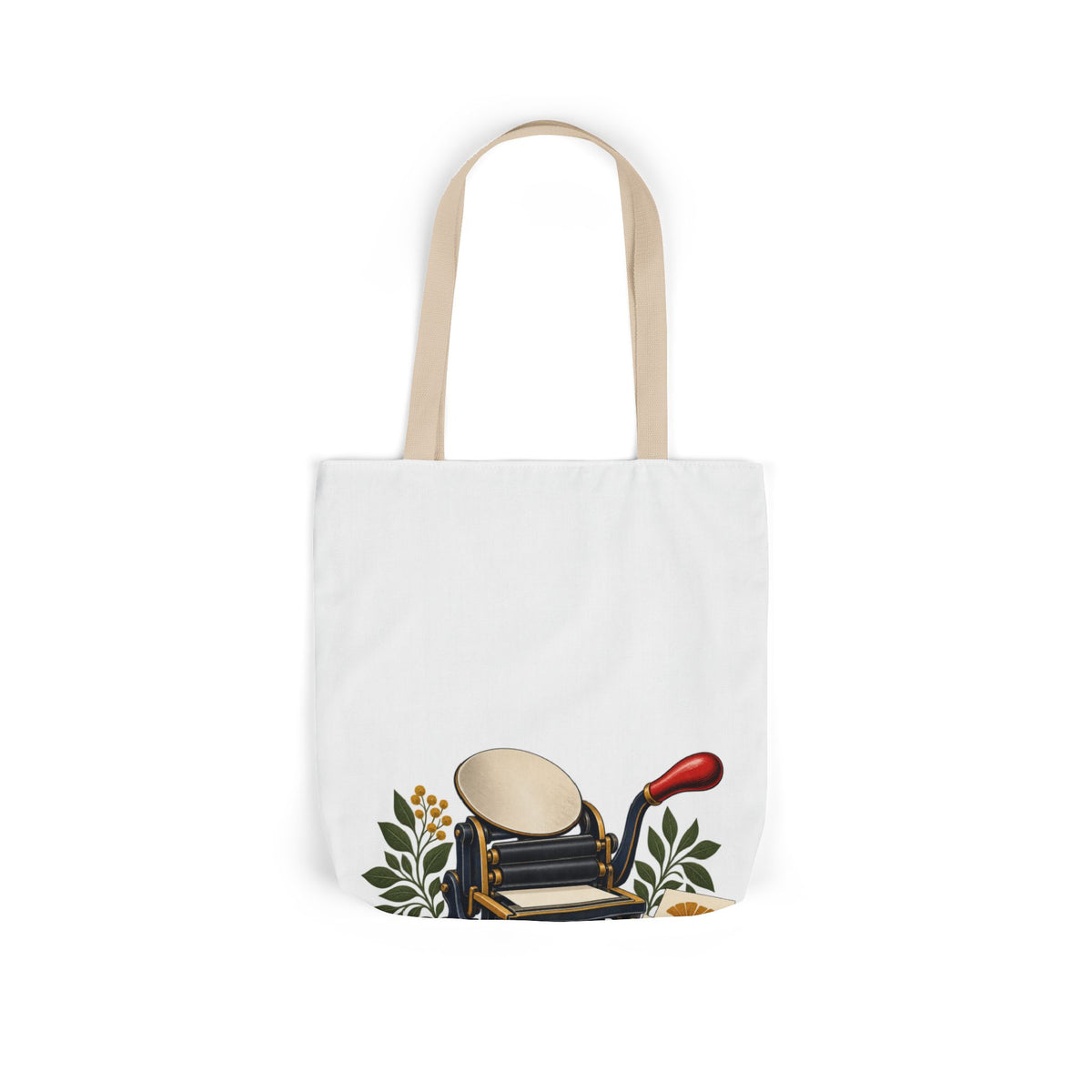 Botanical Letterpress Printshop Tote Bag