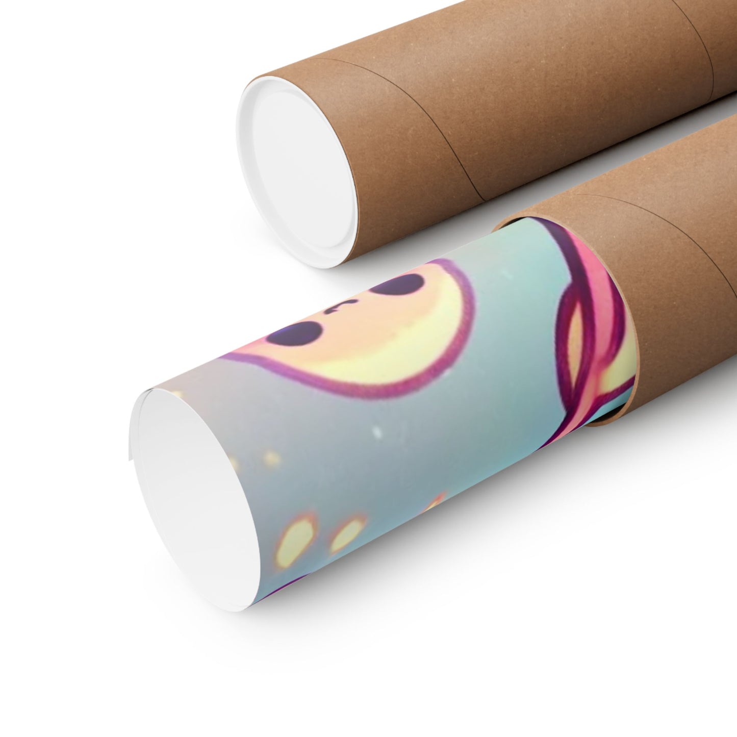 Kawaii Moon Wand Pastel Fantasy Wall Art Poster