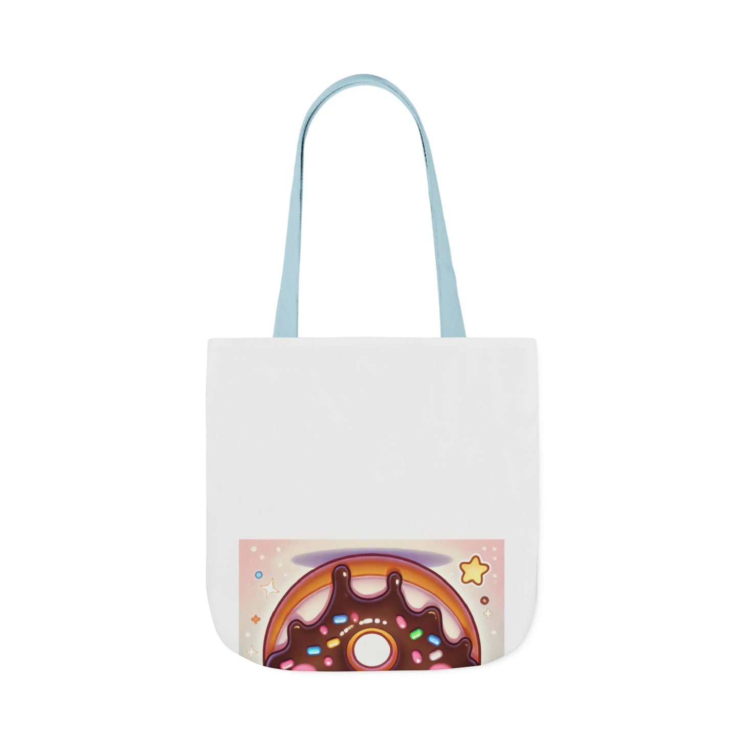 Kawaii Chocolate Donut Cute Dessert Art Tote Bag