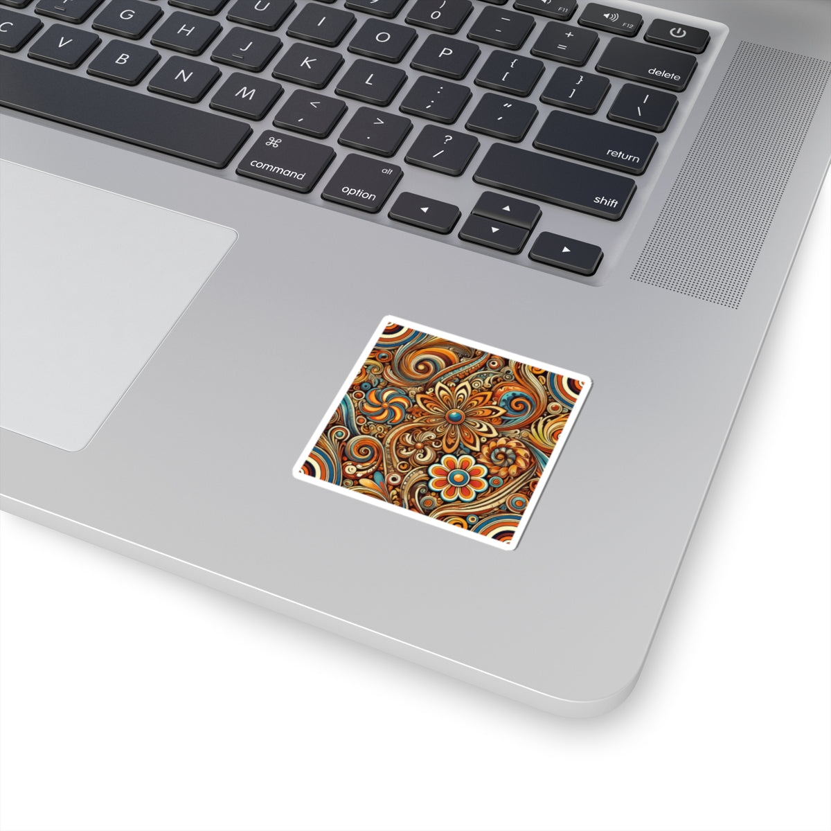 Ornate Abstract Floral Paisley Pattern Sticker