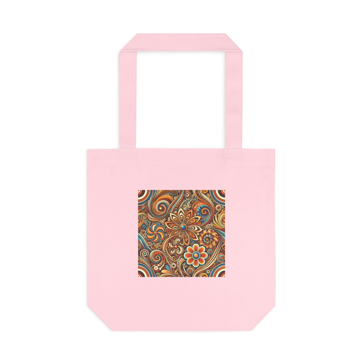 Ornate Abstract Floral Paisley Pattern Tote Bag