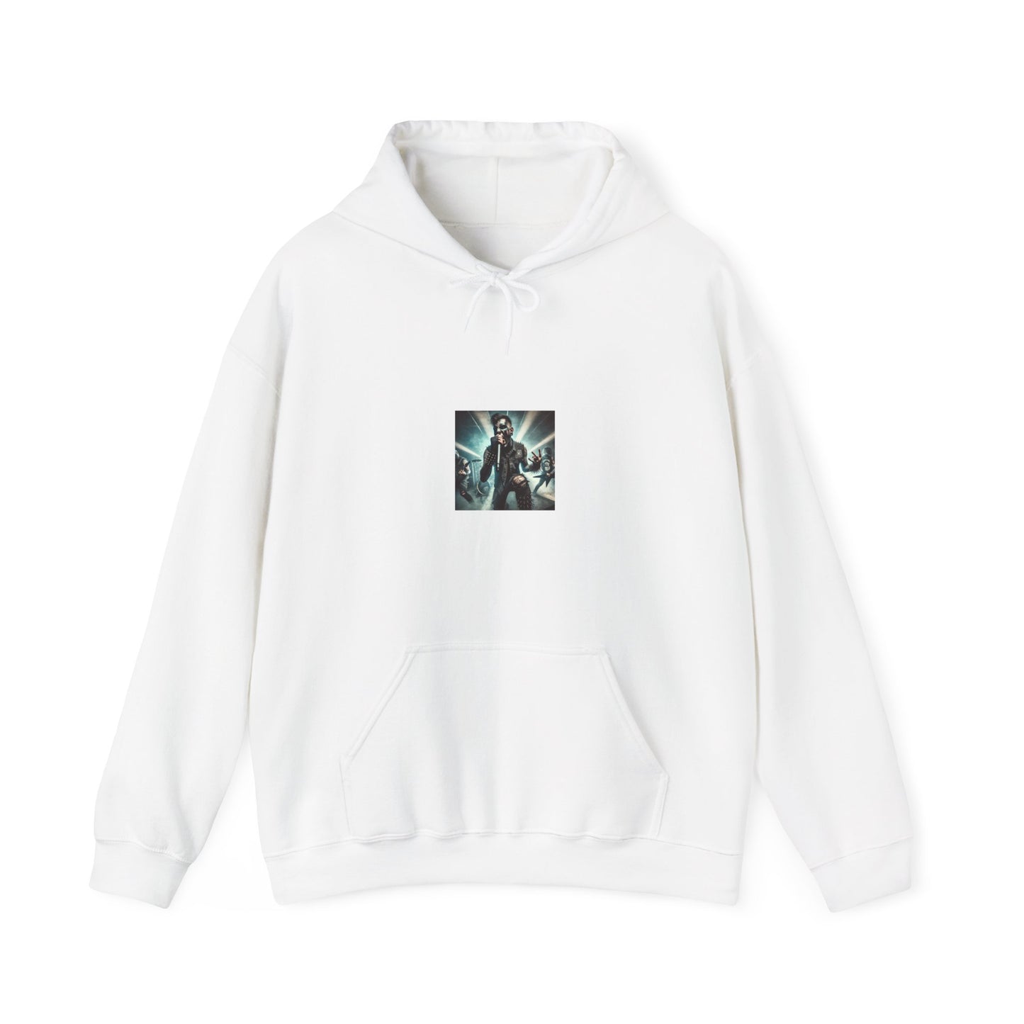 Punk Rock Vocalist Stage Energy Cozy Music Hoodie