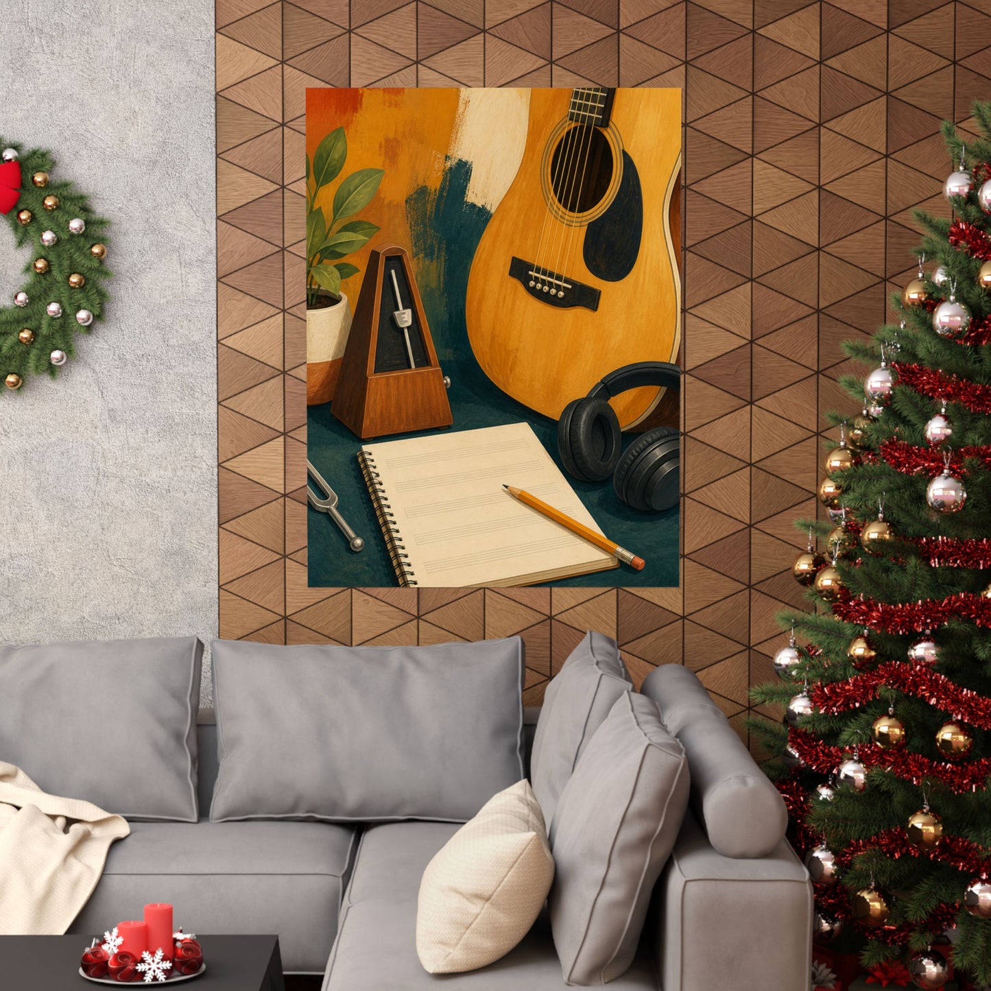 Warm Music Practice Hobby Poster