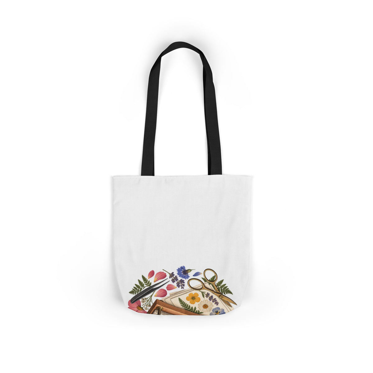 Botanical Flower Press Workshop Tote Bag