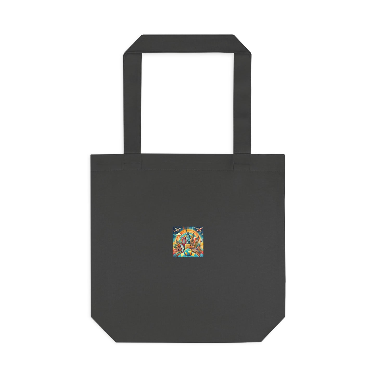 Global Landmark Adventure Collage Landmark Travel Tote Bag
