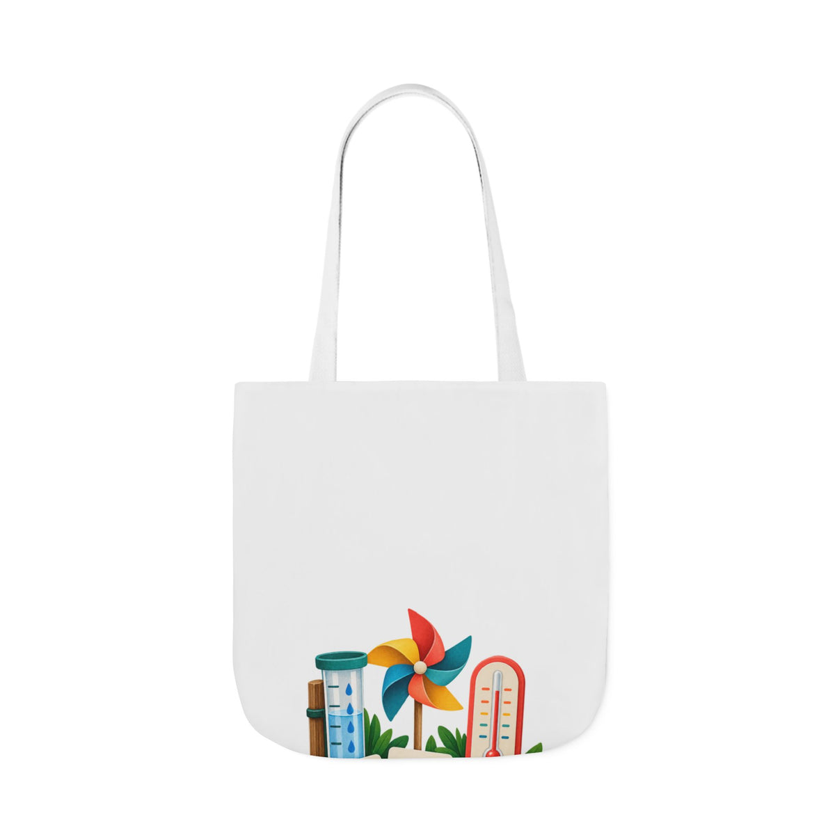 Colorful Backyard Weather Watching Kit Tote Bag
