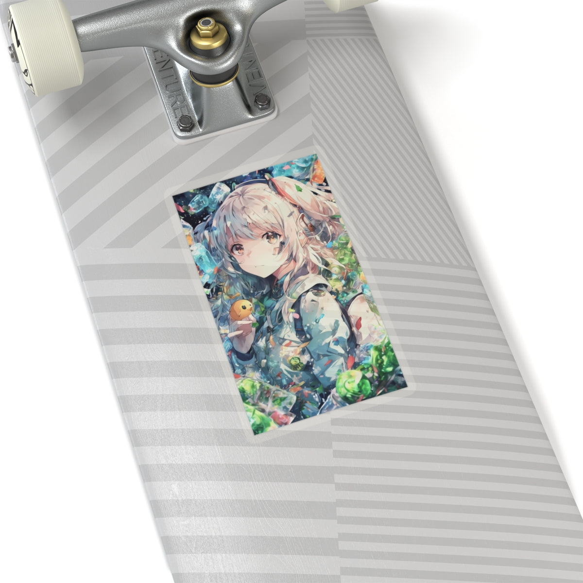 Crystal Bottle Anime Portrait Kawaii Laptop Sticker