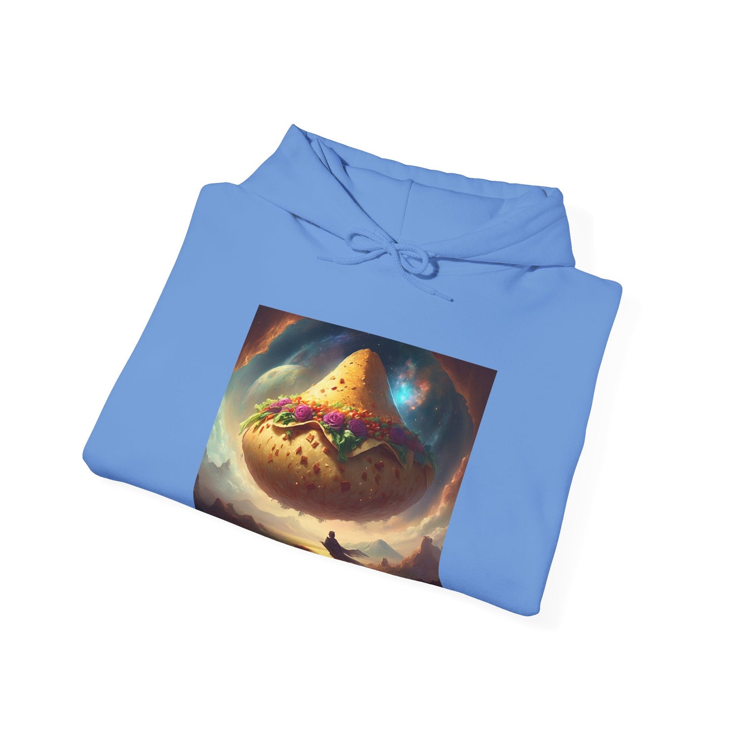 Cosmic Taco Planetoid Surreal Food Fantasy Art Hoodie