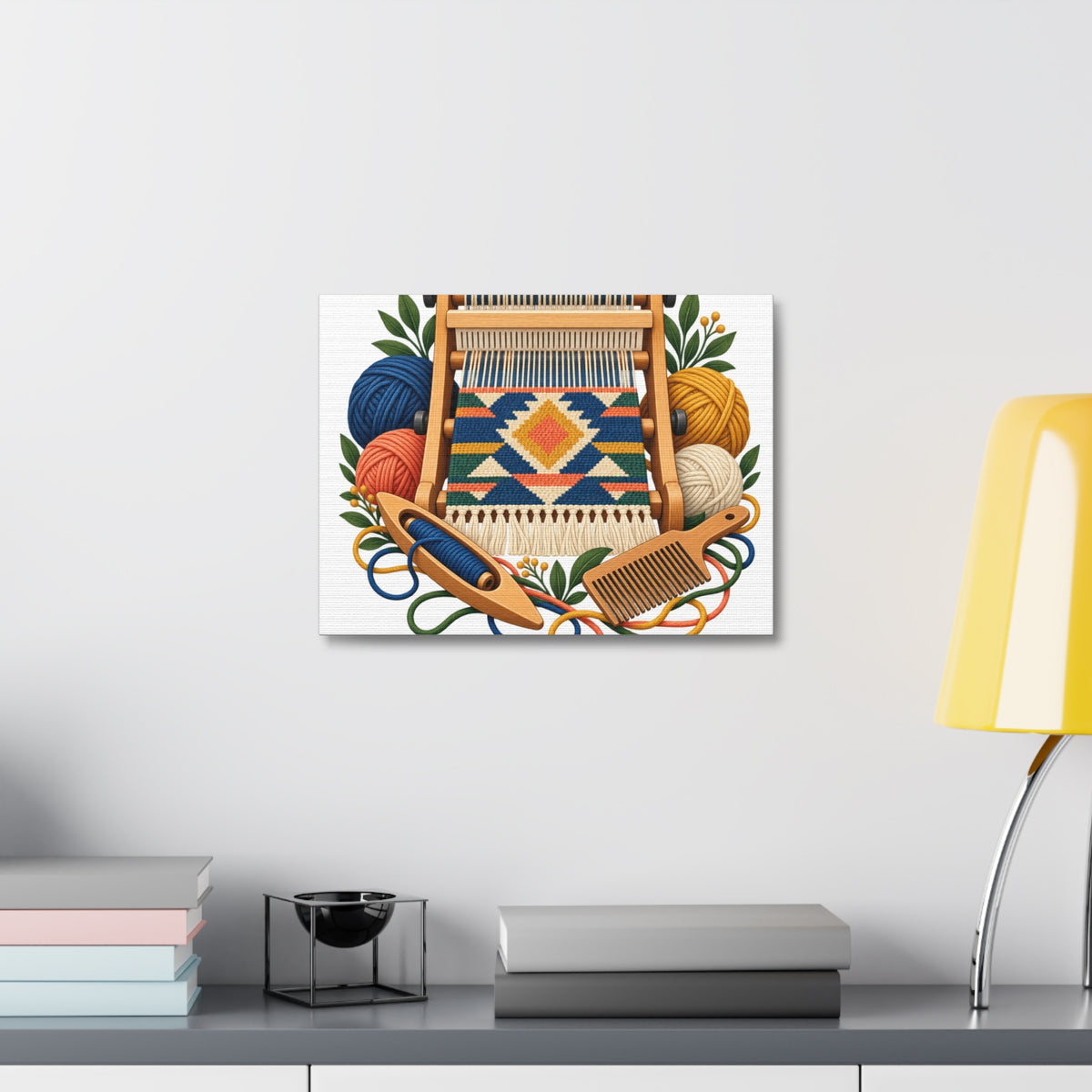 Geometric Hand Weaving Workshop Canvas