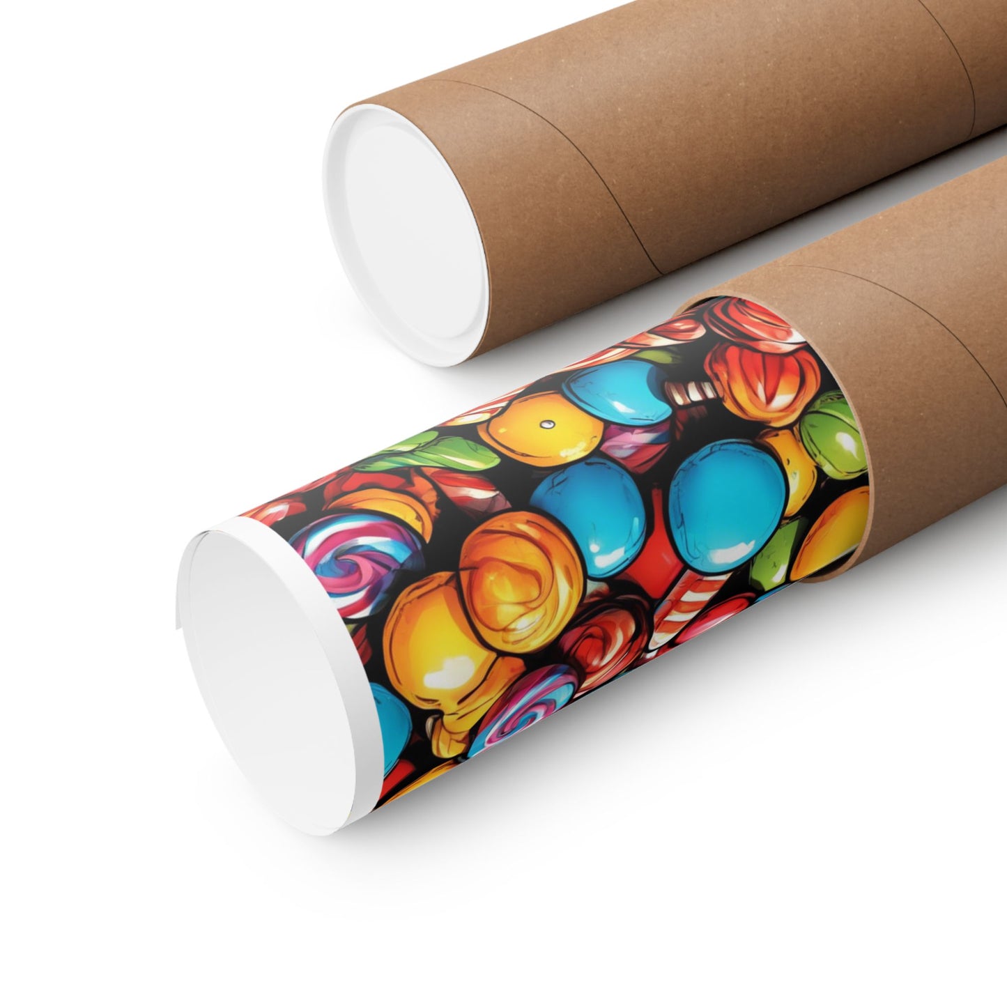 Colorful Candy Pattern Sweets Gift Art Poster