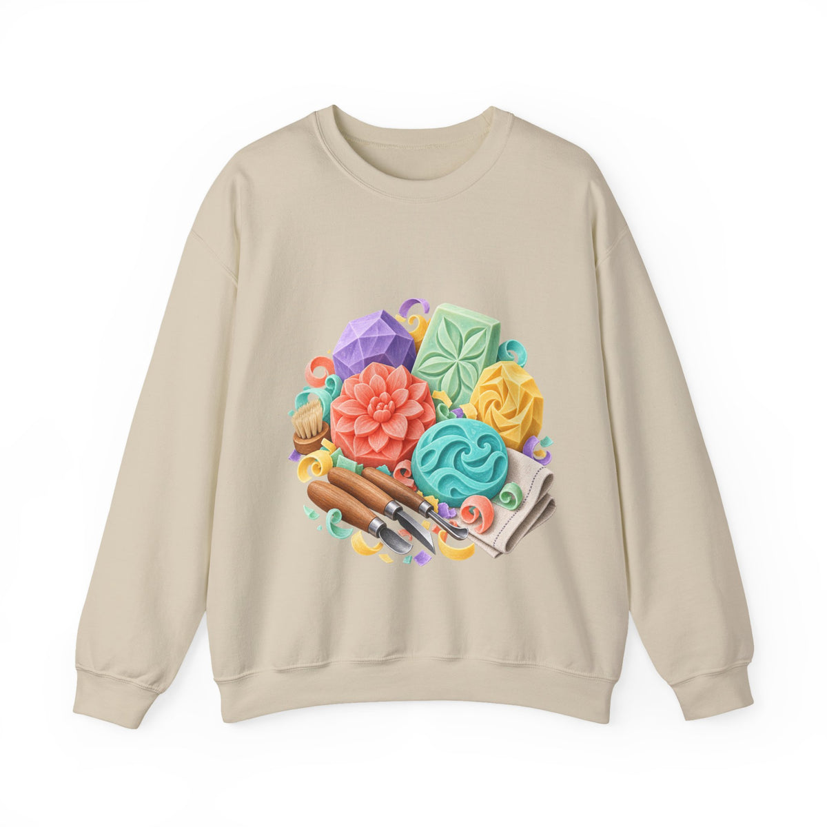 Colorful Soap Carving Workshop Sweatshirt
