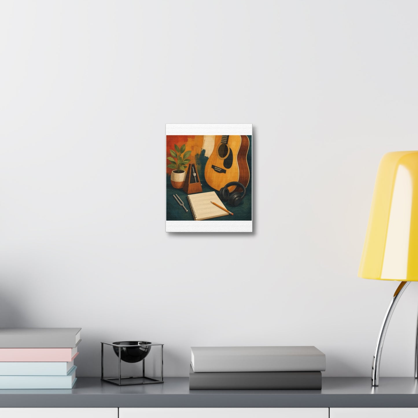 Warm Music Practice Hobby Canvas Art