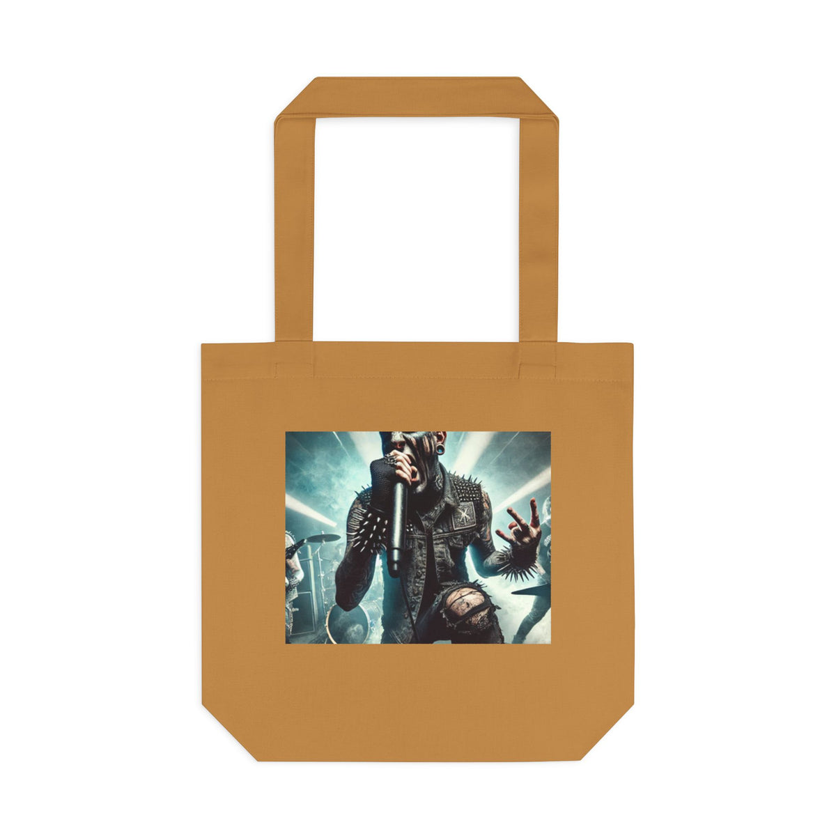 Punk Rock Vocalist Stage Energy Music Tote Bag