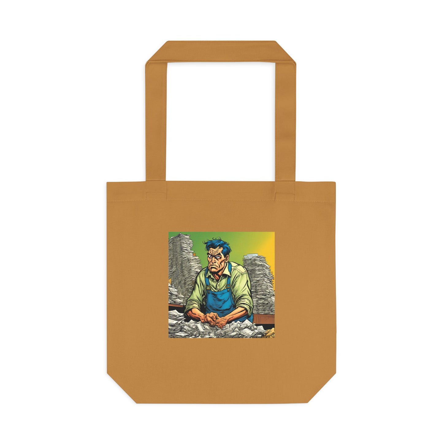 Paperwork Chaos Desk Worker Funny Office Art Tote Bag