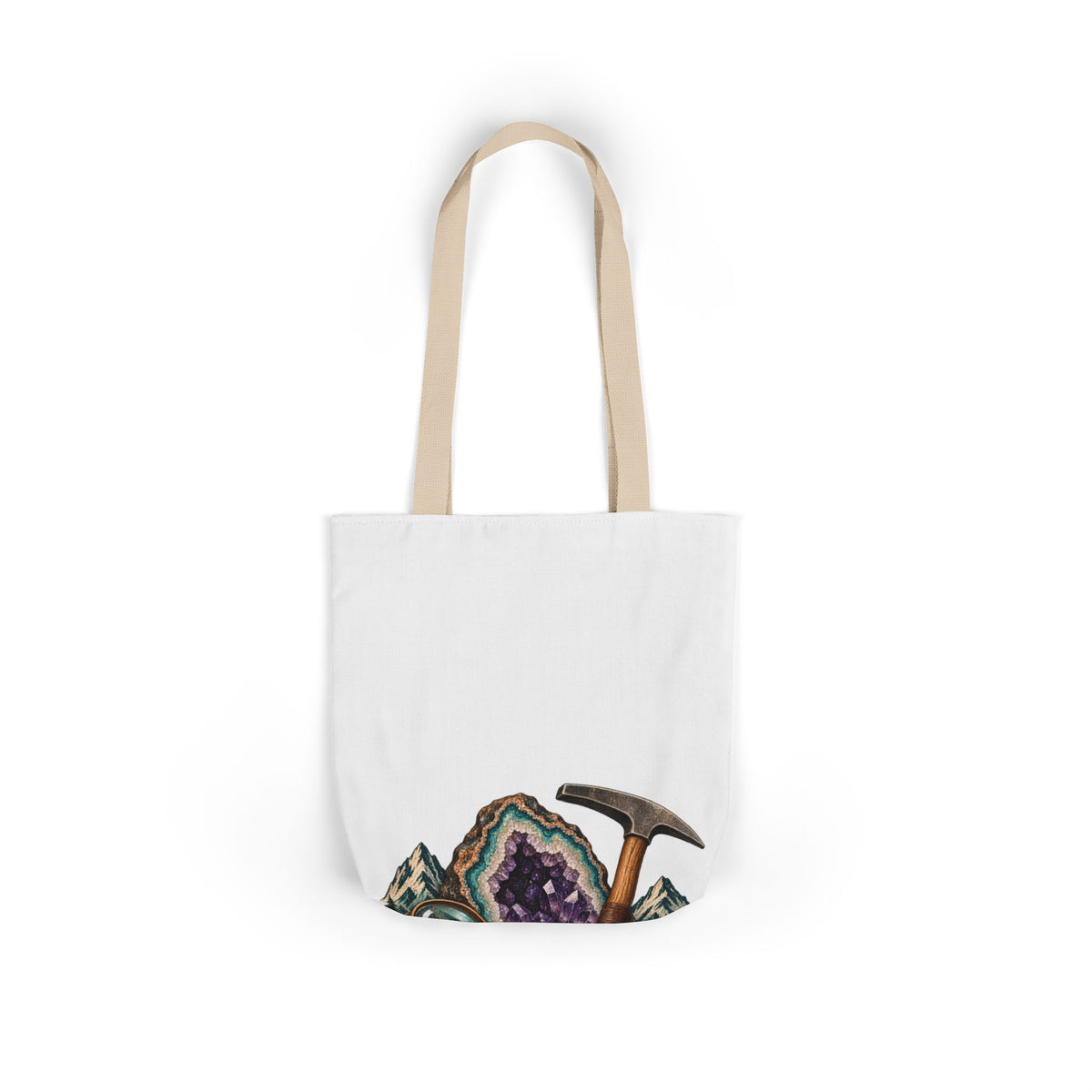 Vintage Geode and Rockhounding Field Kit Tote Bag