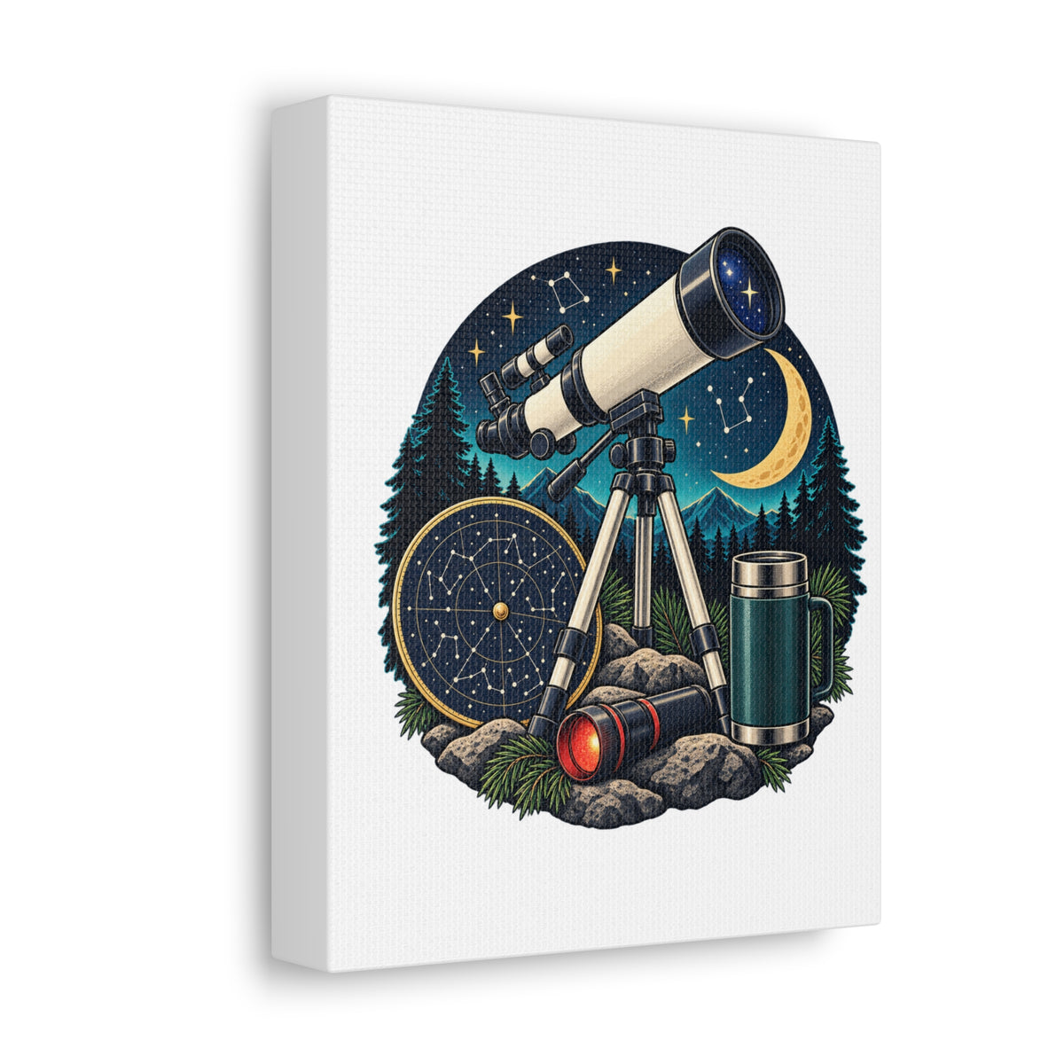 Backyard Stargazing Workshop Canvas