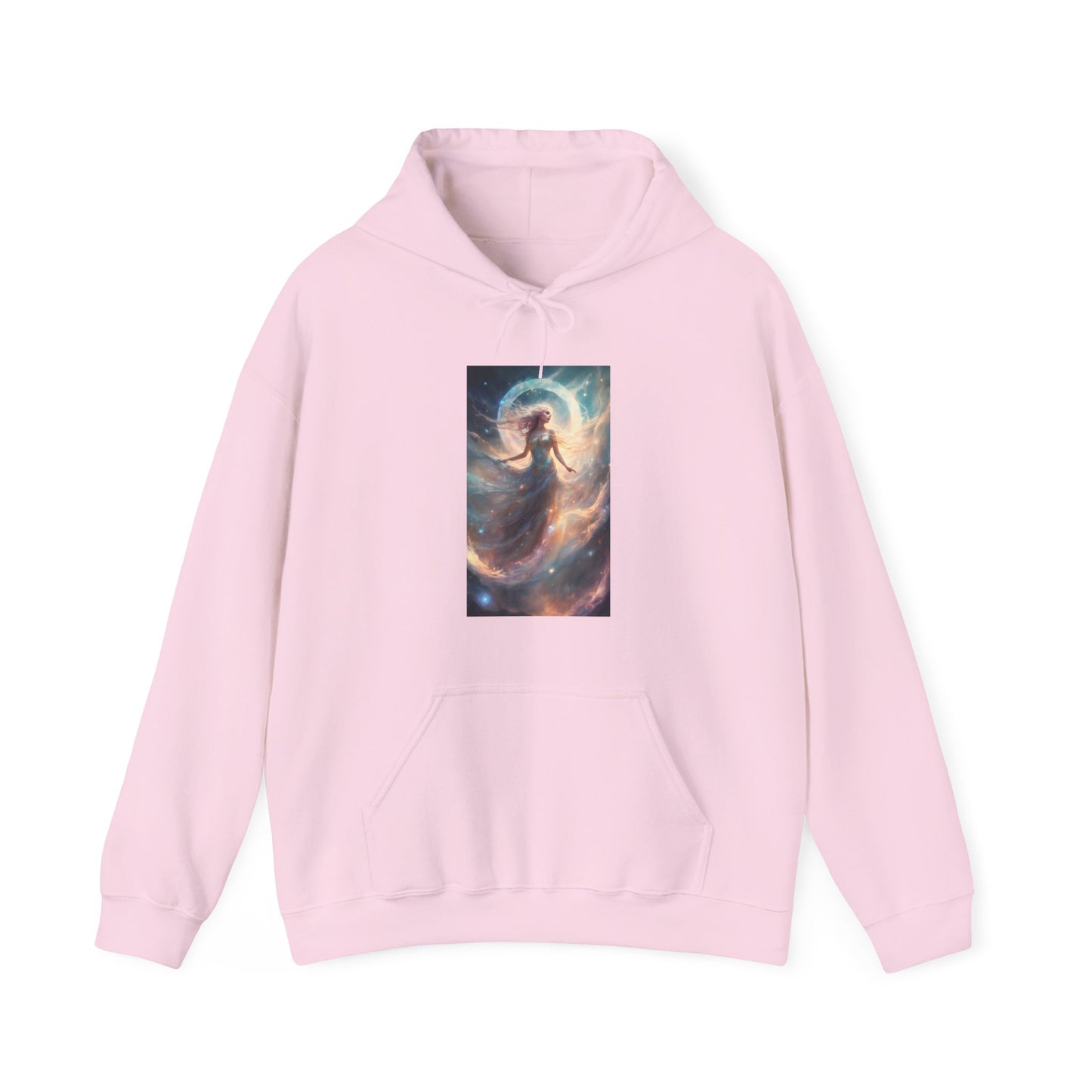 Moonlit Celestial Dancer Fantasy Portrait Hoodie