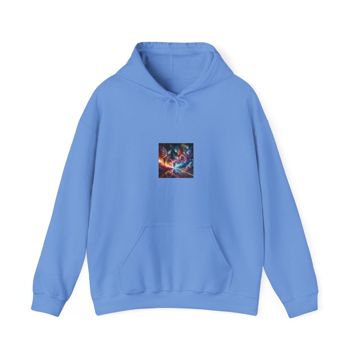 Cosmic Aurora Dancer Dreamscape Cozy Celestial Hoodie