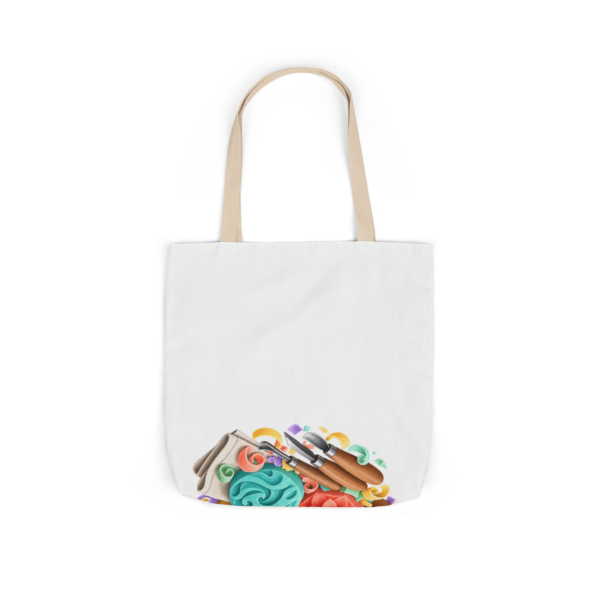Colorful Soap Carving Workshop Tote Bag