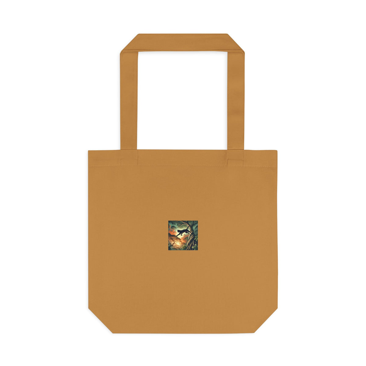 Enchanted Black Cat Forest Tote Bag Fantasy Cat Lover Gift