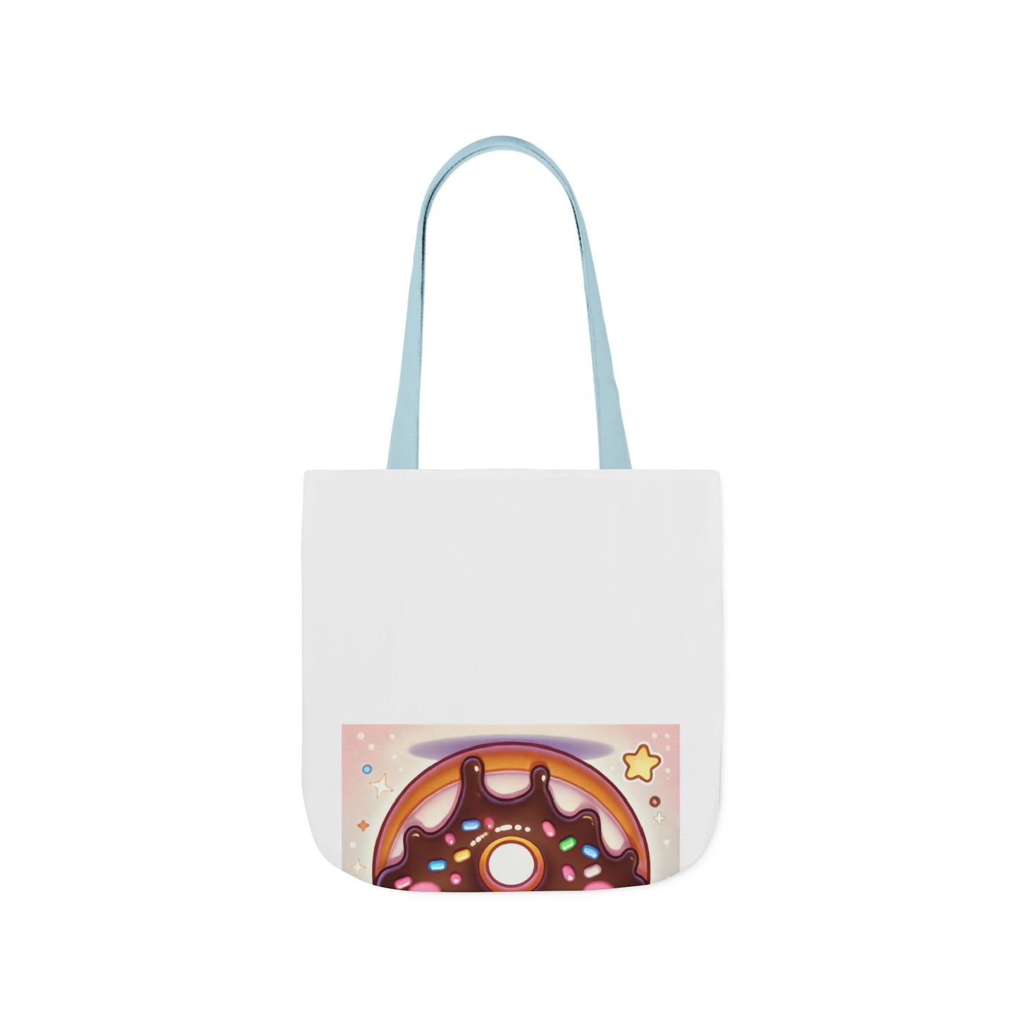 Kawaii Chocolate Donut Cute Dessert Art Tote Bag