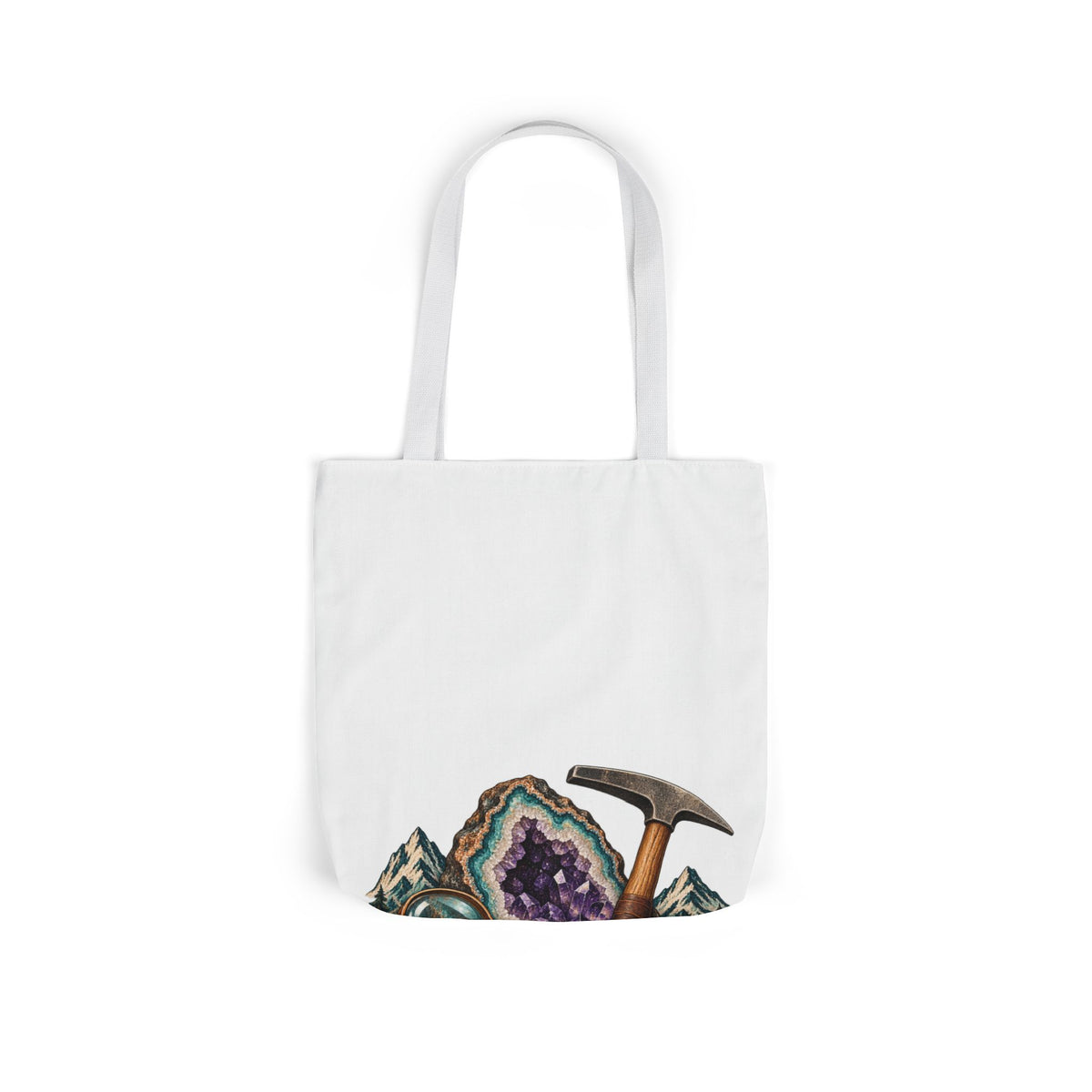 Vintage Geode and Rockhounding Field Kit Tote Bag