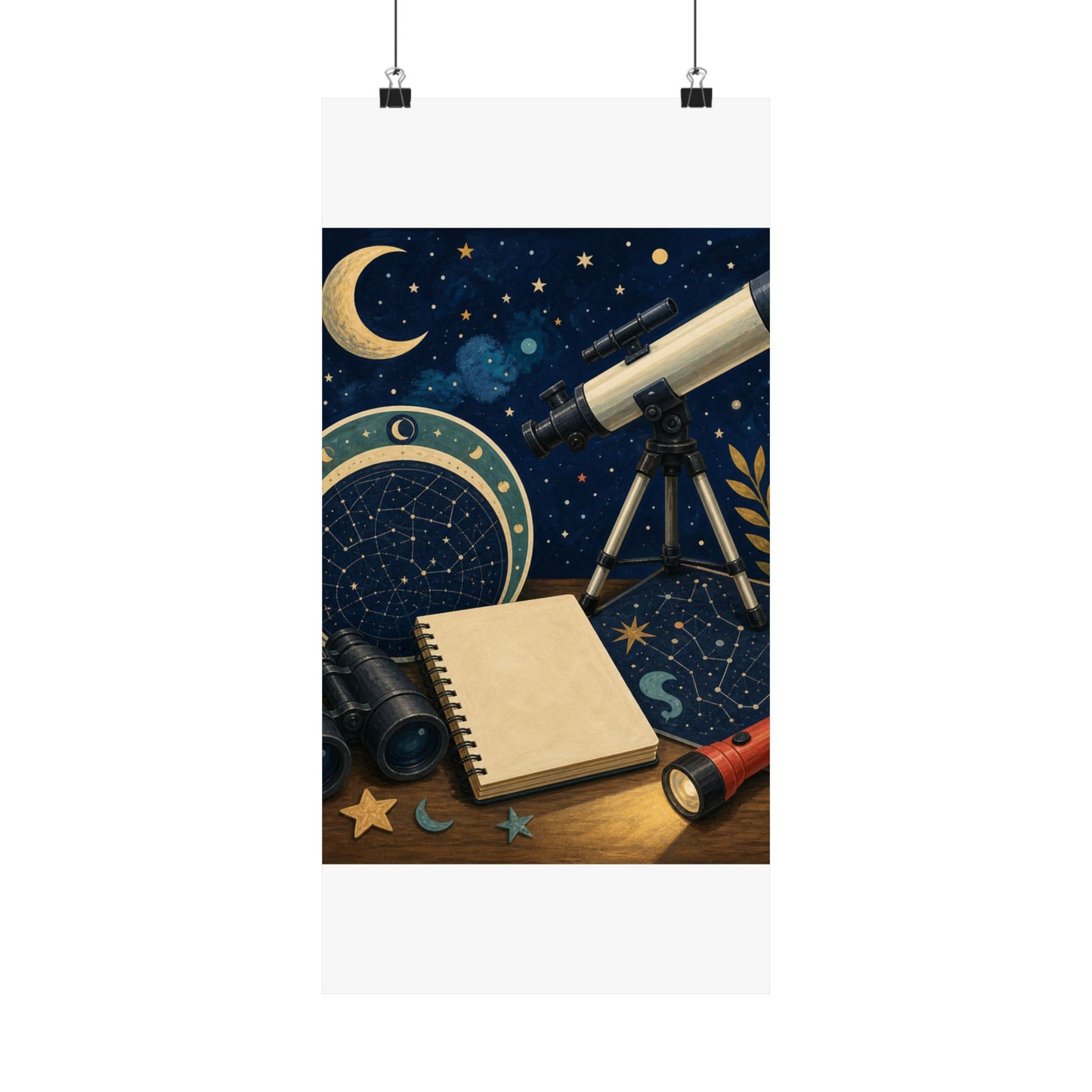 Classic Stargazing Astronomy Hobby Poster