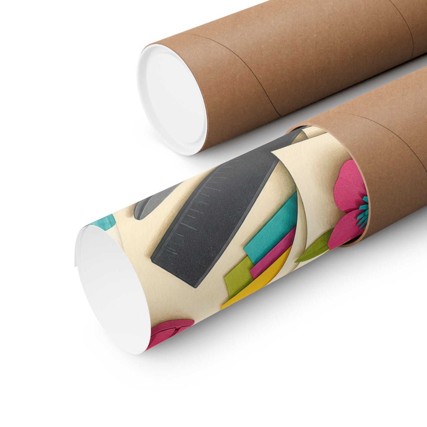 Bright Paper Crafting Hobby Poster