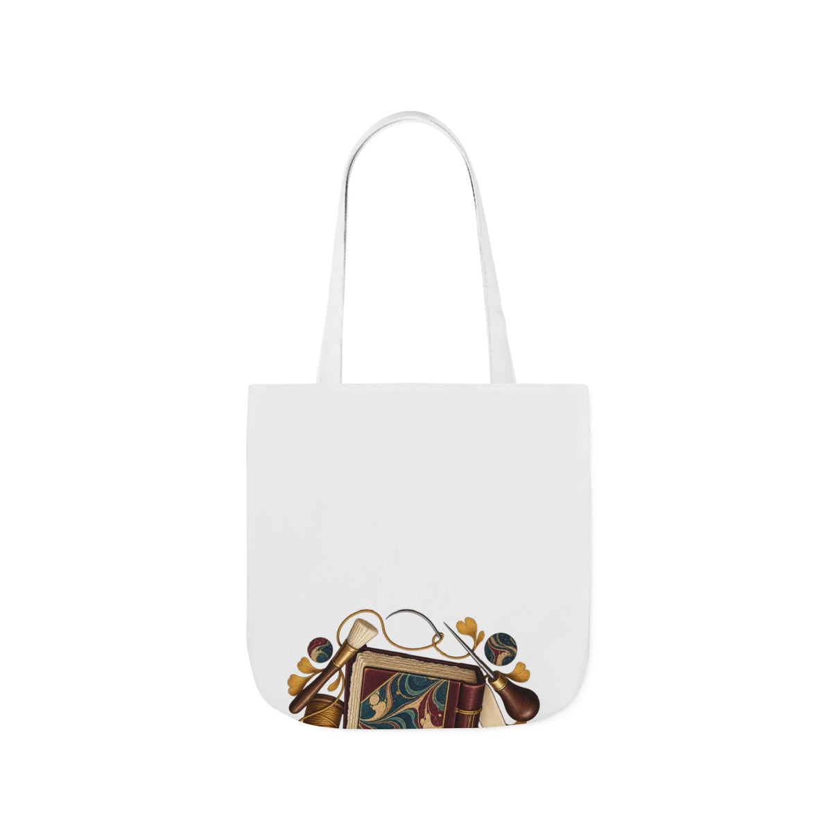 Traditional Marbled Bookbinding Workshop Tote Bag