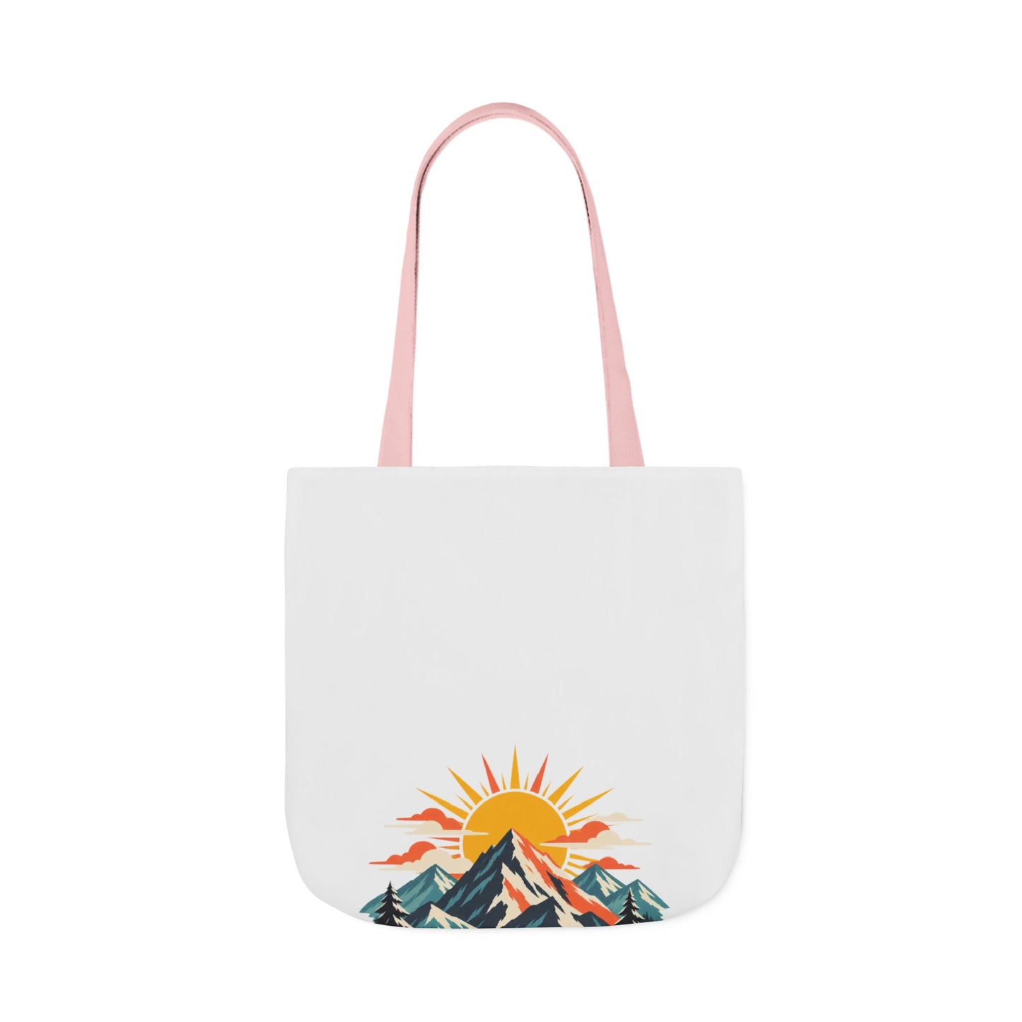 Alpine Sunrise River Mountain Adventure Tote Bag