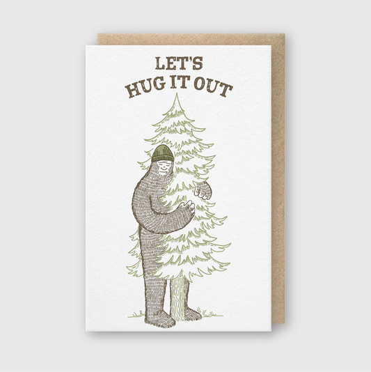 Hug It Out Greeting Card