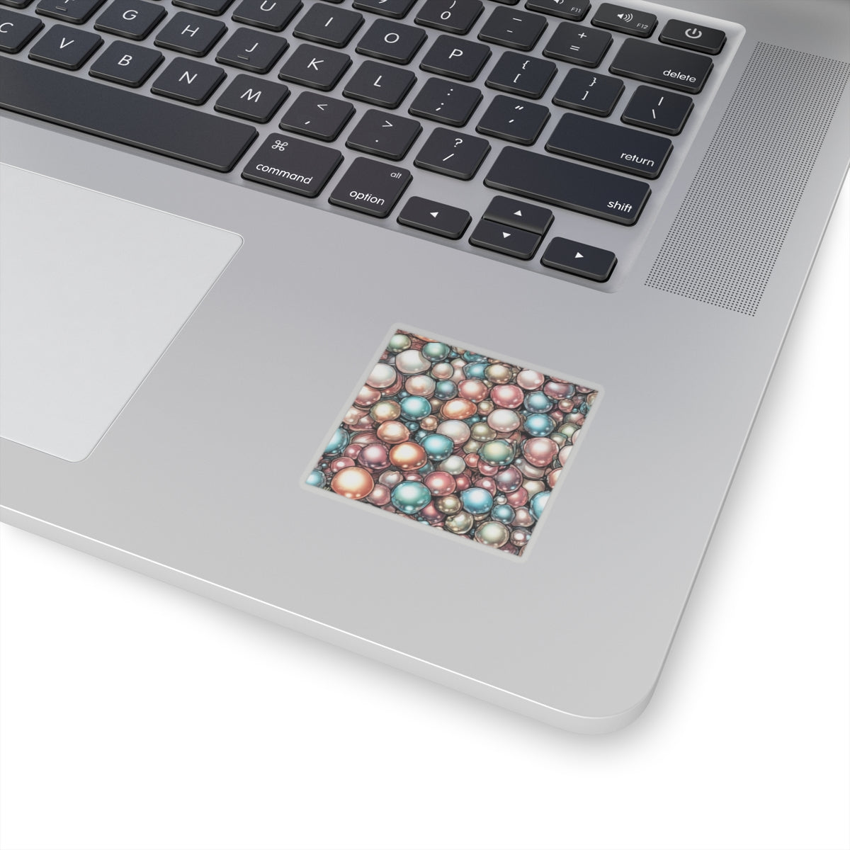 Rainbow Pearl Marble Abstract Gift Art Sticker