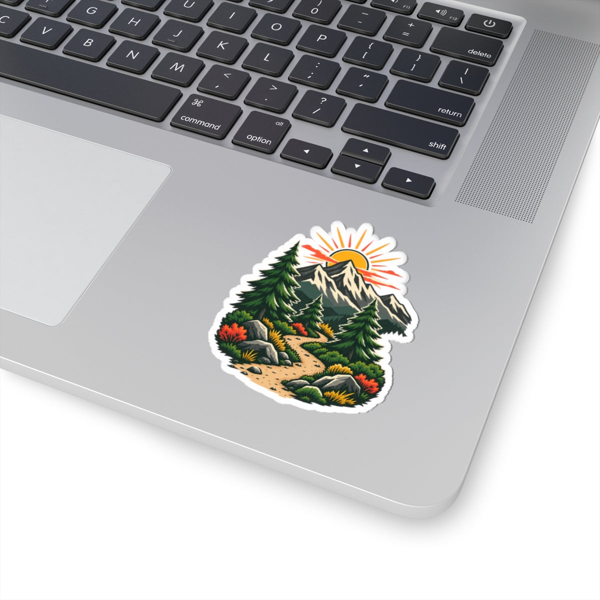 Sunrise Mountain Trail Outdoor Adventure Sticker