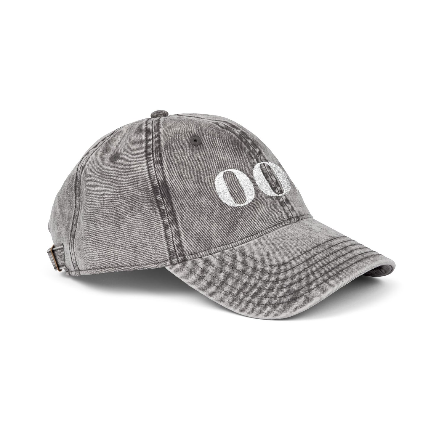 OOF Embroidered Vintage Cap Distressed Dad Hat Washed Gray Minimalist Meme Hat Retro Casual Adjustable Cap Unisex Adult Teen