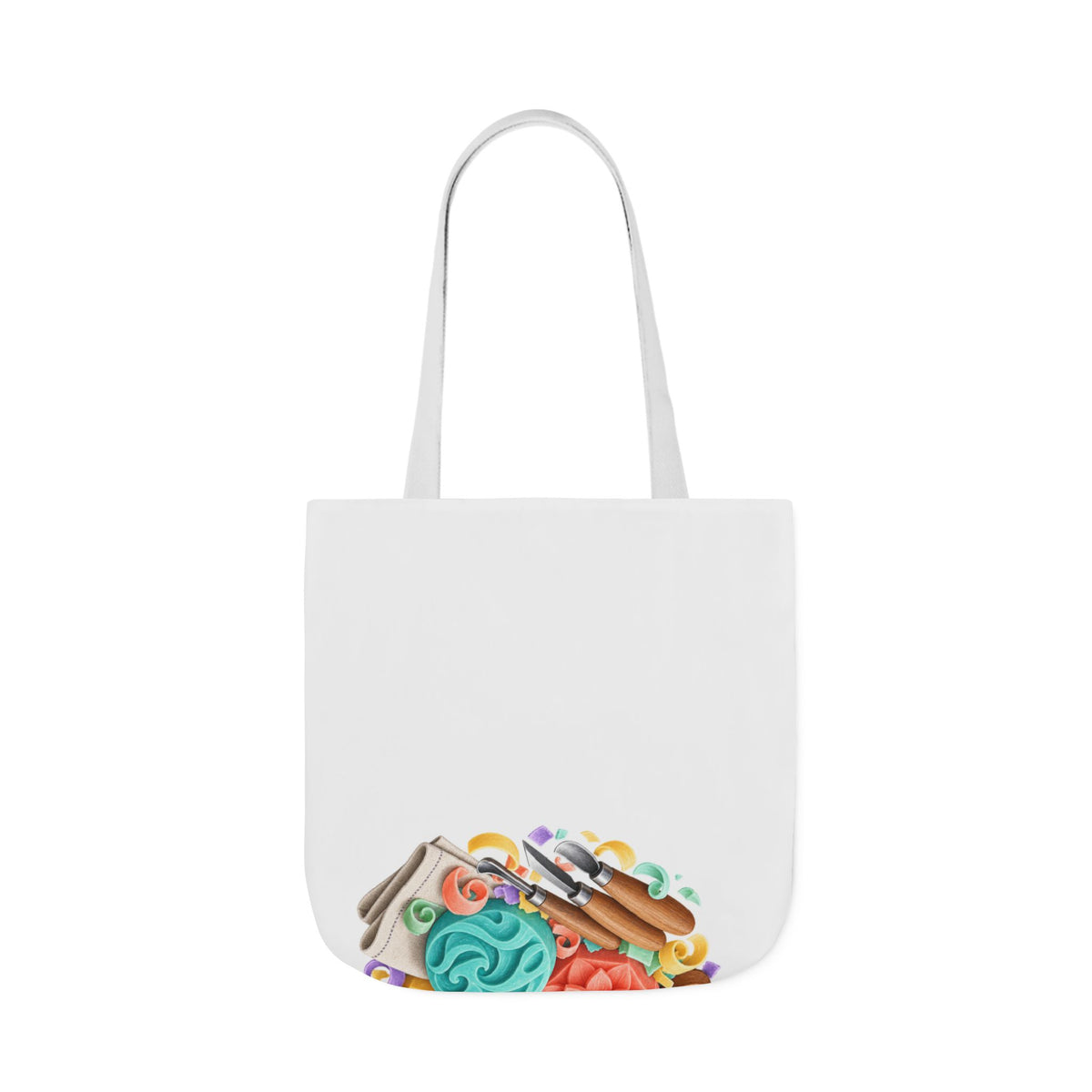 Colorful Soap Carving Workshop Tote Bag