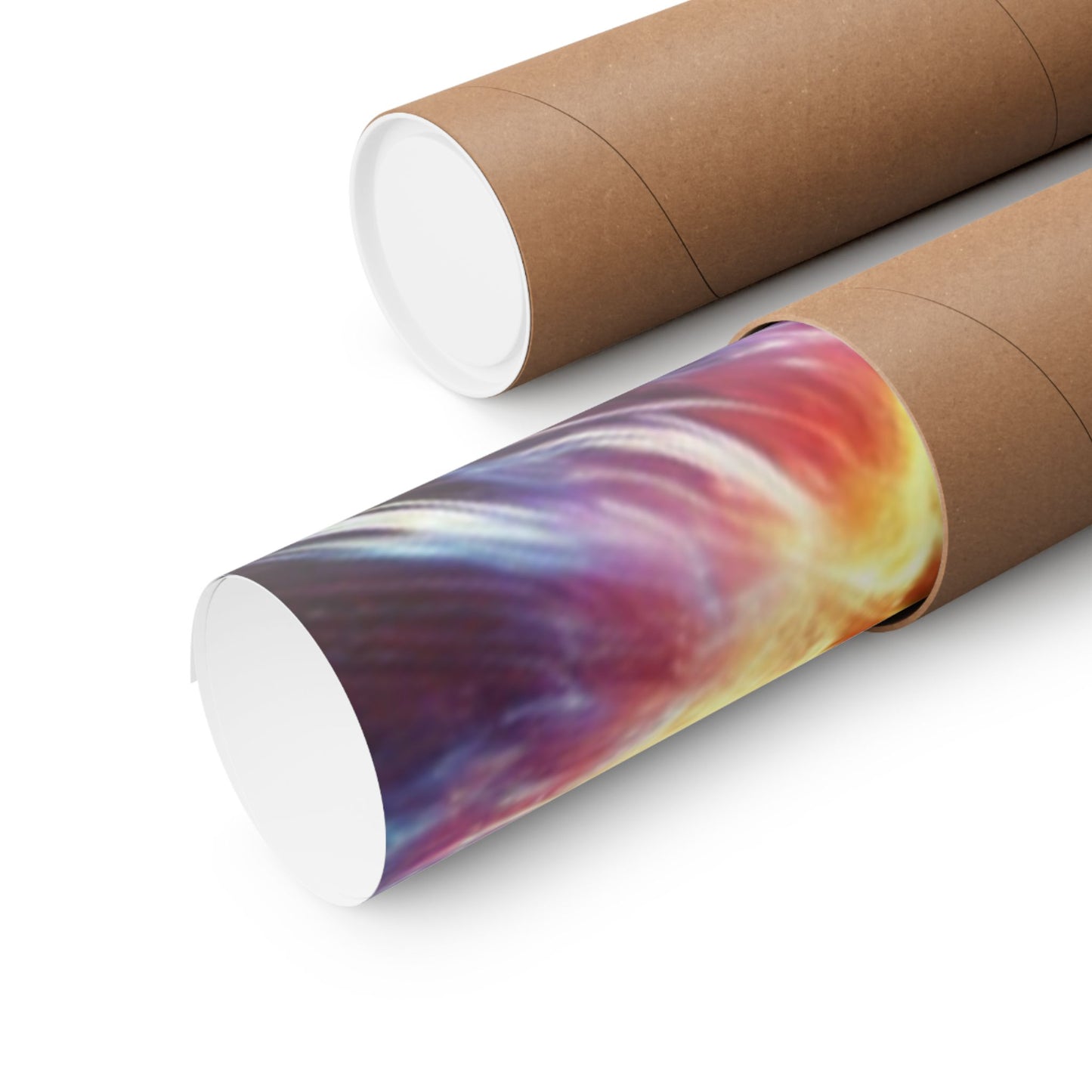 Cosmic Starburst Energy Abstract Space Poster Wall Art Decor