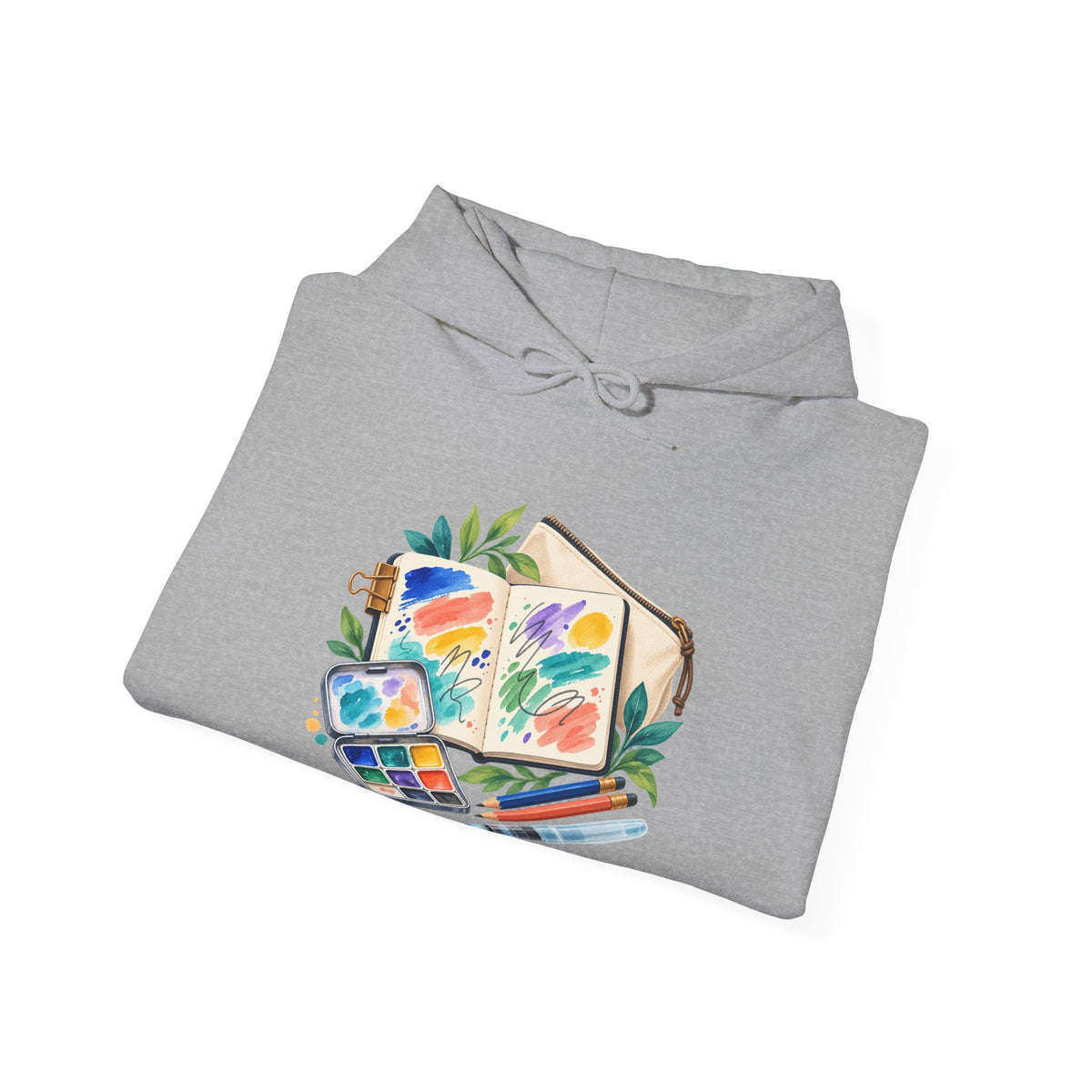 Colorful Urban Sketching Travel Kit Hoodie
