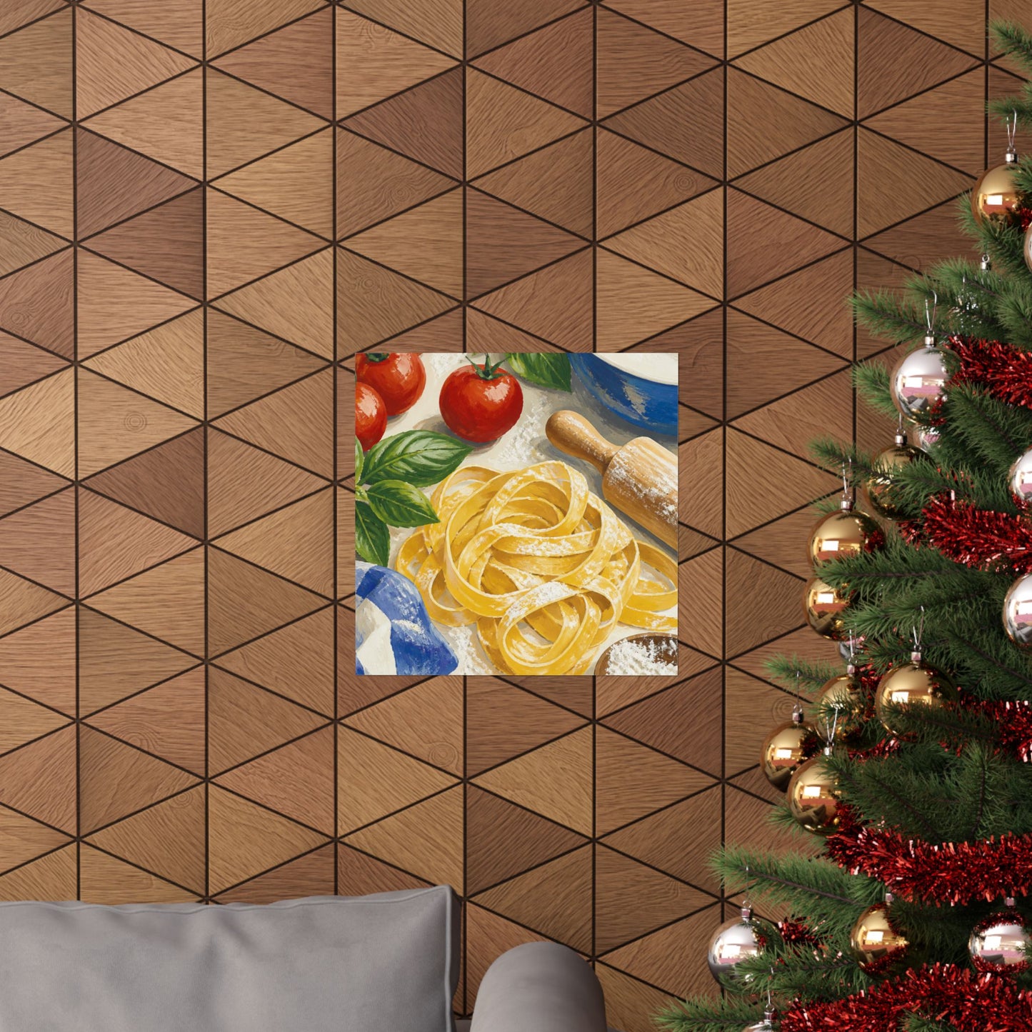 Fresh Pasta Making Kitchen Art Poster