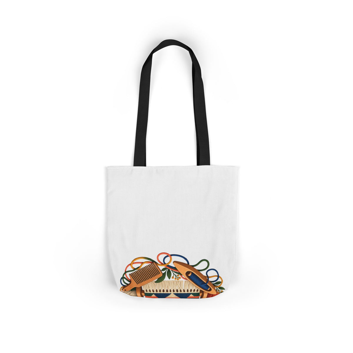 Geometric Hand Weaving Workshop Tote Bag