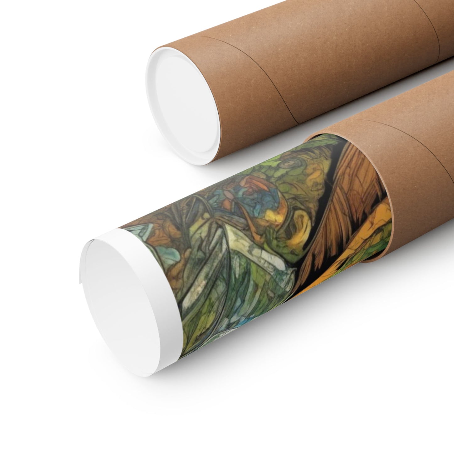 Whimsical Garden Stream Nature Gift Art Poster