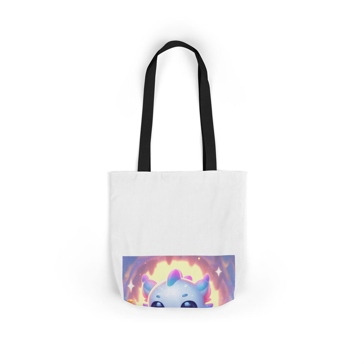 Pastel Treasure Dragon Kawaii Fantasy Canvas Tote Bag