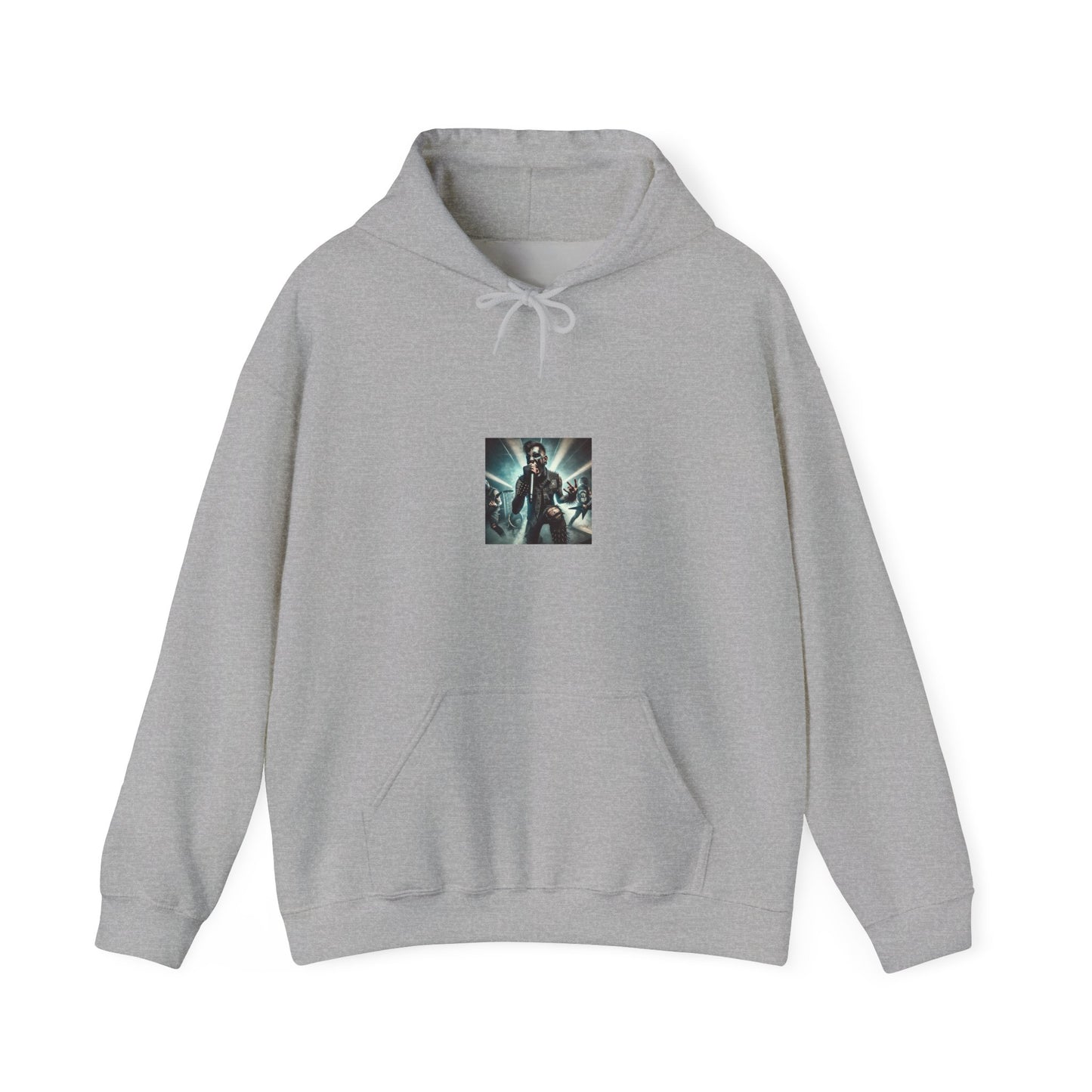 Punk Rock Vocalist Stage Energy Cozy Music Hoodie
