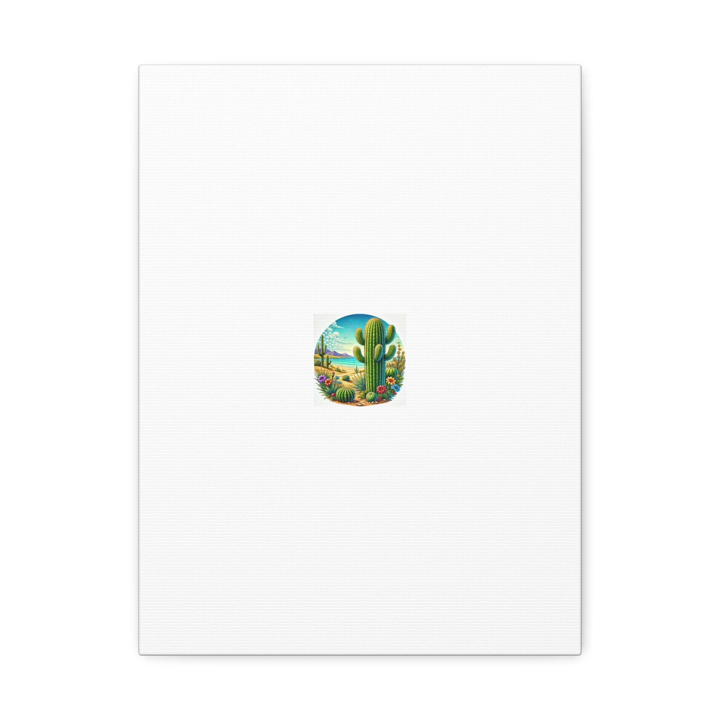 Desert Cactus Bloom Garden Canvas Botanical Desert Wall Art Gift